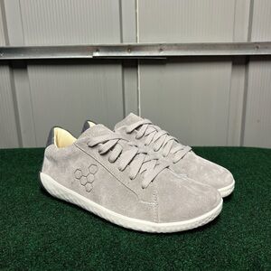 Vivo Barefoot Geo Court NuBuck Gray Sneakers 38L
